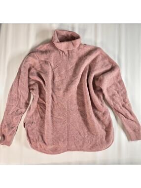 Poetry Women's Cashmere Sweater Size 10 Pink Turtleneck Pink